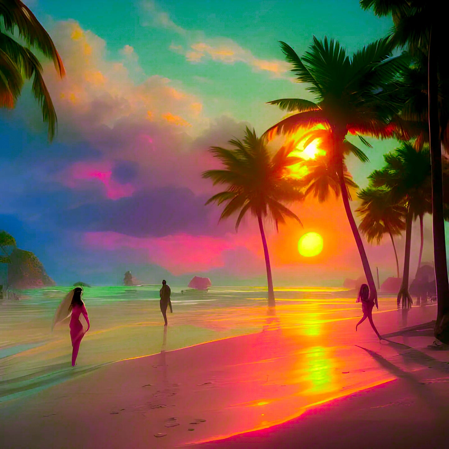 A Walk at Sunrise